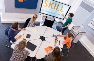 Lehr-Lern-Setting im Didaktischen Labor der Universität Passau (Foto: Universität Passau)