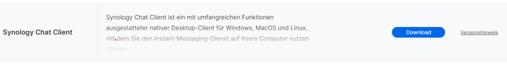 Synology Chat client 
